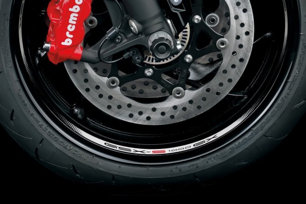 Décor de fond de jante blanc pour Suzuki GSX-S 1000 GX (24-) Original