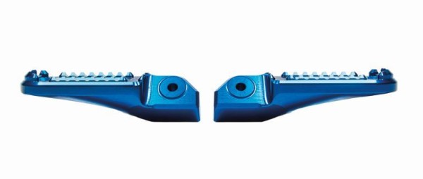 Rizoma Kit repose-pieds bleu passager pour Honda CRF1000L Africa Twin (année 18-) Original Honda