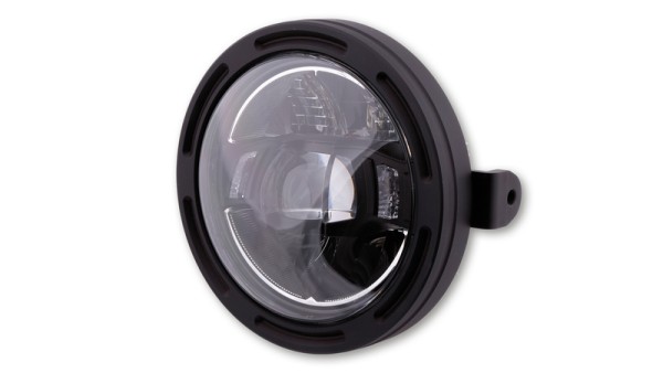 HIGHSIDER pro 5 3/4 pouces Phare Frame-R2 Type 10 LED Noir Fixation latérale
