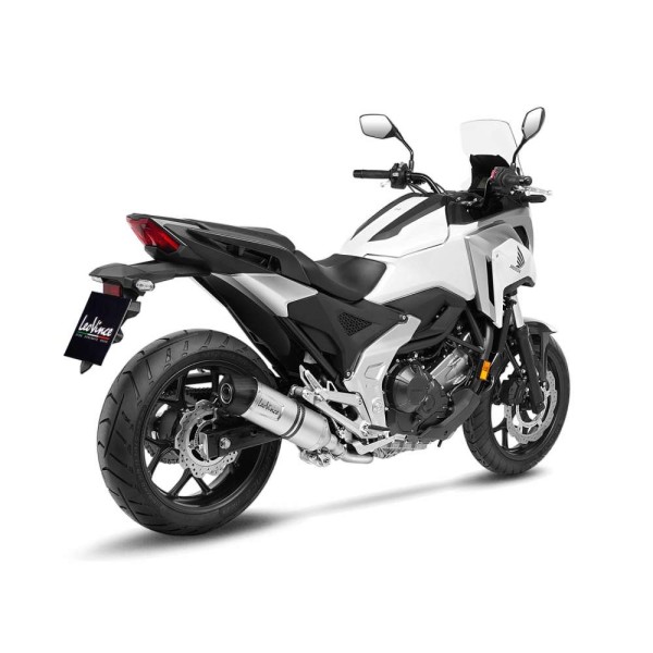 Système d?èchappement LeoVince LV One Evo pour Honda NC 750 XA, acier inoxydable argenté, slip on, E-approbation