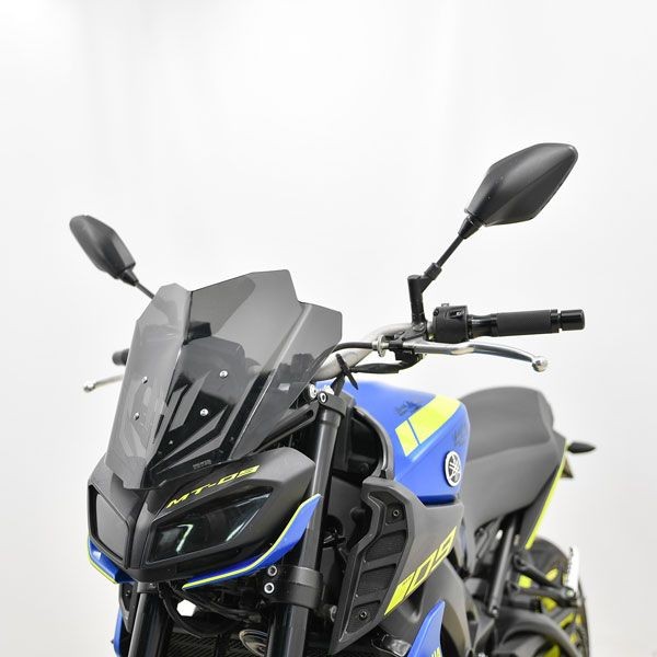 Pare-brise Sport-Touring pour Yamaha MT-09 (17-20) fumée foncée