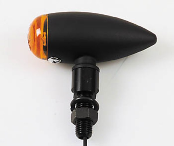 HIGHSIDER Smart Micro-Bullet Clignotants boîtier noir / lentille orange (paire), avant & arrière