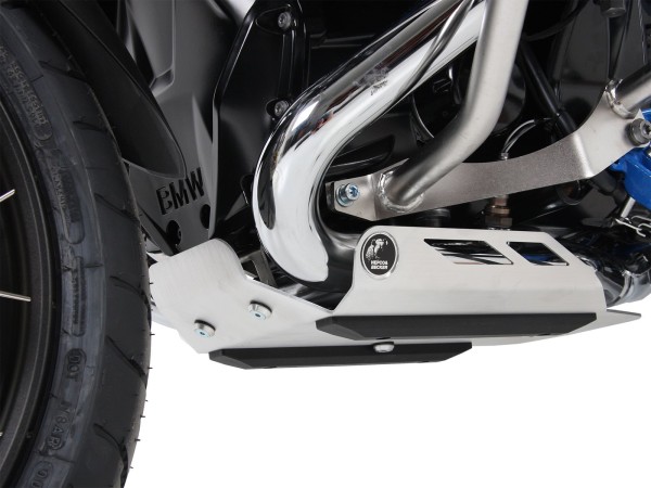 Plaque de protection moteur argentée pour BMW R 1200 GS LC (13-18) Hepco & Becker