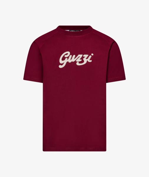 T-shirt Moto Guzzi Hommes "Heritage" bordeaux