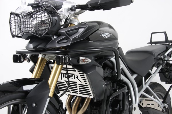 Arceau de protection de réservoir noir pour Triumph Tiger 800/XC (2010-2014)