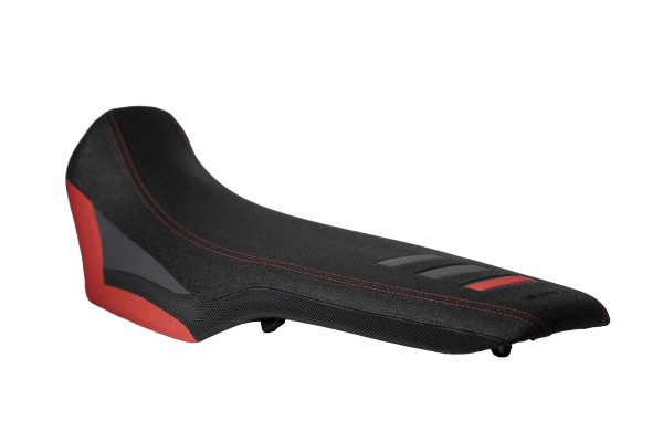 Selle de rallye noire/rouge pour Honda XL 750 Transalp (23-)