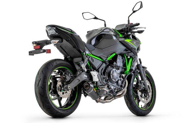 ARROW Auspuffanlage X-KONE Edelstahl schwarz für Kawasaki Z650 und Ninja 650 Modelljahr 2021-