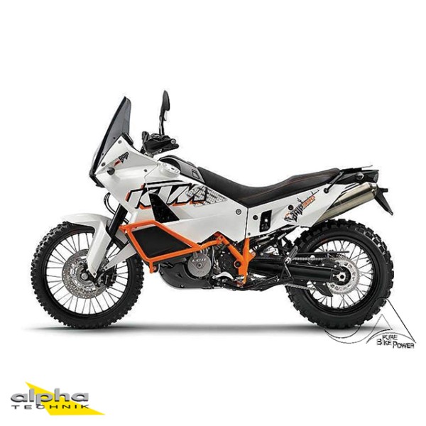 Stompgrip schwarz, Volcano, für BMW, F800GT, 2013-2018, R1200GS, 2013-2016, KTM, 950 LC8 Adventure,