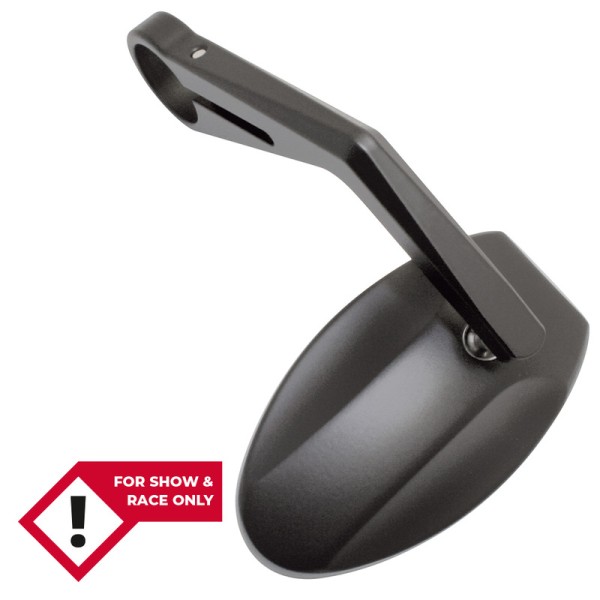 HIGHSIDER smart Rétroviseur d'extrémité de guidon Ferrara noir (1pc)