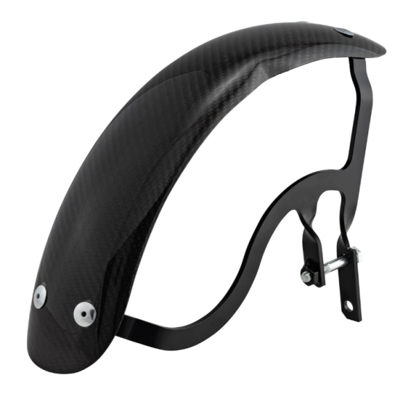 Aile Garelli Race EVO II pour Vespa PX 80-200ccm, carbone, support noir