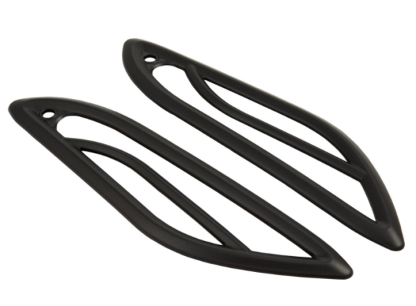 Grille de clignotants droite/gauche, arrière pour Vespa Primavera/Sprint 50-150ccm 2T/4T AC, noir mat
