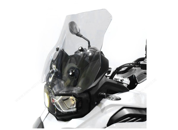 Pare-brise bas sur support d'origine pour BMW F 750 GS (18-22), clair