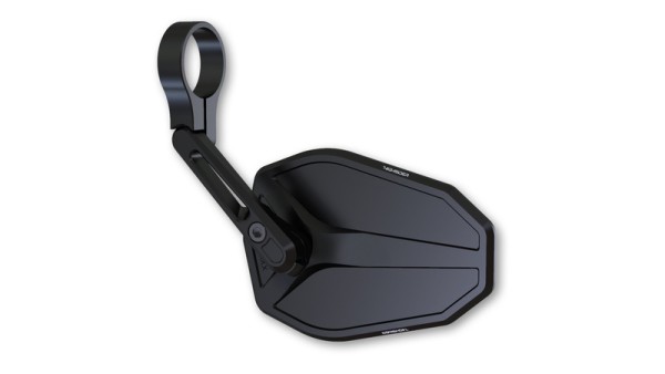 HIGHSIDER pro Rétroviseur d'extrémité de guidon Victory-Slim Noir Court (1pc)