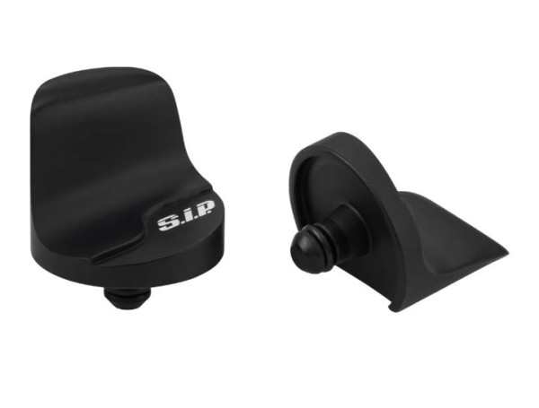 Cache trou de rétroviseur gauche & droite pour Vespa Primavera/Sprint/Elettrica 50-150ccm, noir mat