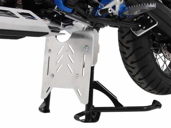 Plaque de protection en aluminium pour béquille principale d'origine pour BMW R 1250 GS Adventure (19-24) Hepco & Becker