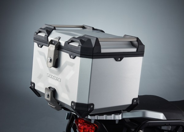 Top-Case, aluminium, argent pour Suzuki V-Strom 1050