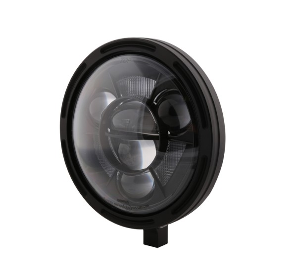 HIGHSIDER pro Phare 7 pouces Frame-R1 Type 11 LED Noir Fixation inférieure