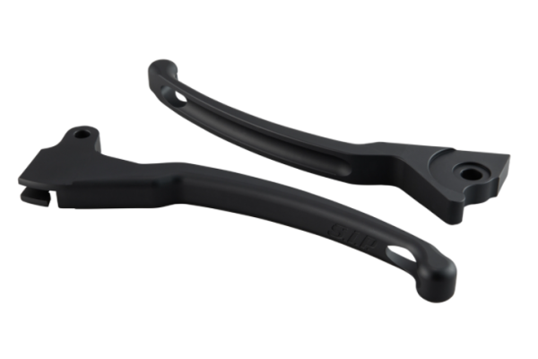 Kit levier de frein sport gauche/droite pour Vespa LX/LXV/S/Primavera/Sprint 50-150ccm, gris mat