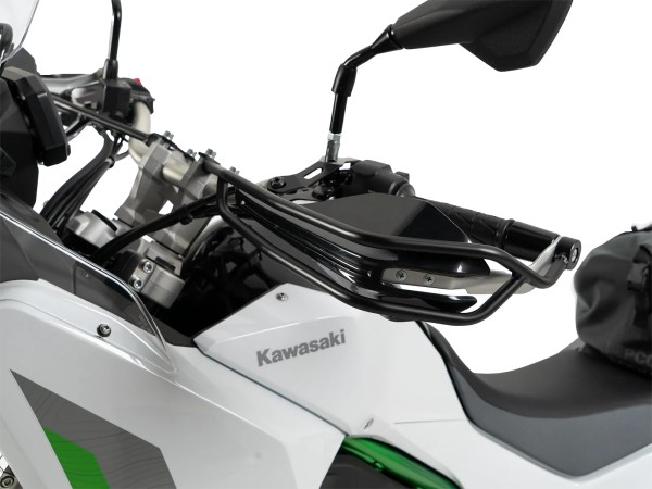 Protection de poignée noire pour Kawasaki KLE 500 / SE (26-) Hepco & Becker