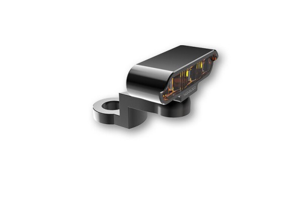 HIGHSIDER Pro Type 2 LED Clignotant boîtier noir / lentille gris fumée (paire), avant