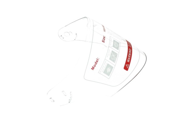 Visière pour casque Piaggio PFJ, transparente
