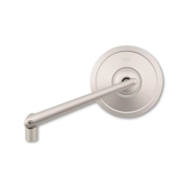 LSL Spiegel RETRO, Lenkerspiegel, silber, mit Straßenzulassung, ECE, mit je einem M10 x 1.25 Rechts-