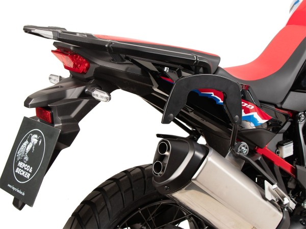Supports latéraux C-Bow noirs pour Honda CRF 1100 Africa Twin Adventure Sports (24-) Hepco & Becker