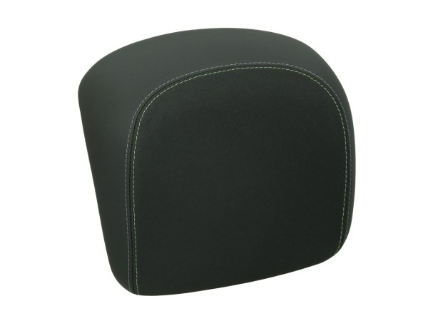 Dossier d'origine pour top case Vespa GTS/GTV - noir, coutures vertes