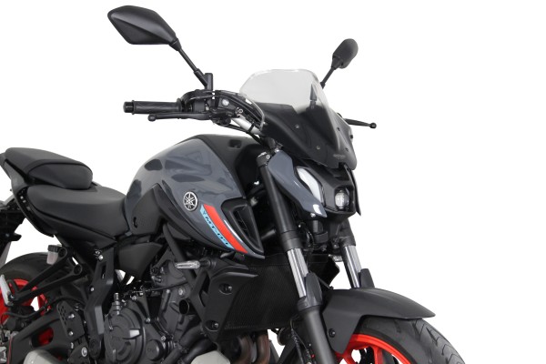 Ecran racing MRA "NRN" clair pour Yamaha MT-07 (21-24)