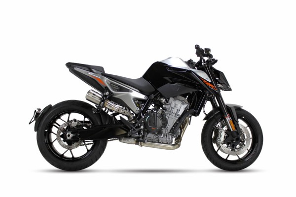 Silencieux d'échappement IXRACE MK2 KTM 790 /890 Duke, acier inoxydable, homologué E, Euro4+5