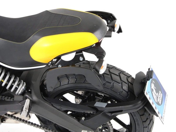 Support latéral C-Bow noir pour Ducati Scrambler 400 Sixty2 (16-20) Hepco & Becker