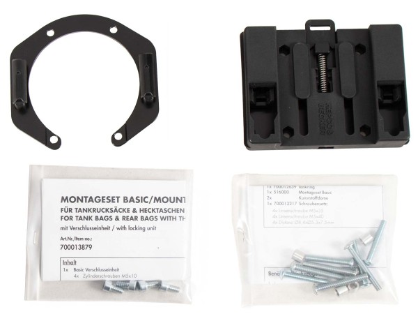 Anneau de réservoir Basic avec unité de fermeture de la sacoche de réservoir pour BMW R 1150 RT (01-04)/RS (01-05)
