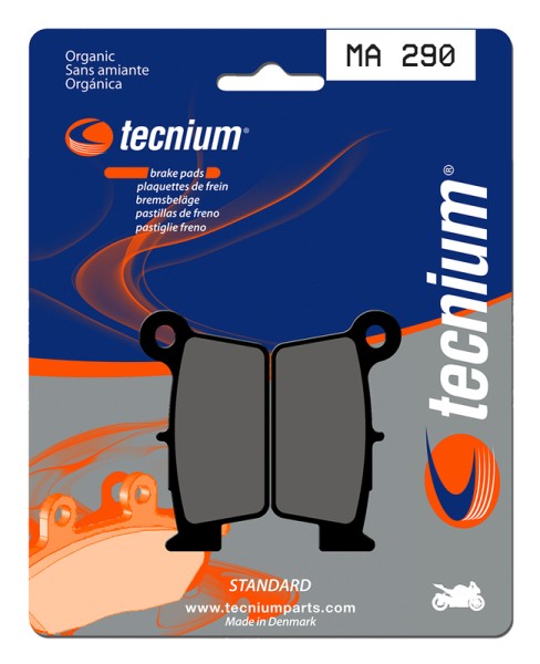 Plaquettes de frein organiques Tecnium Street - MA290