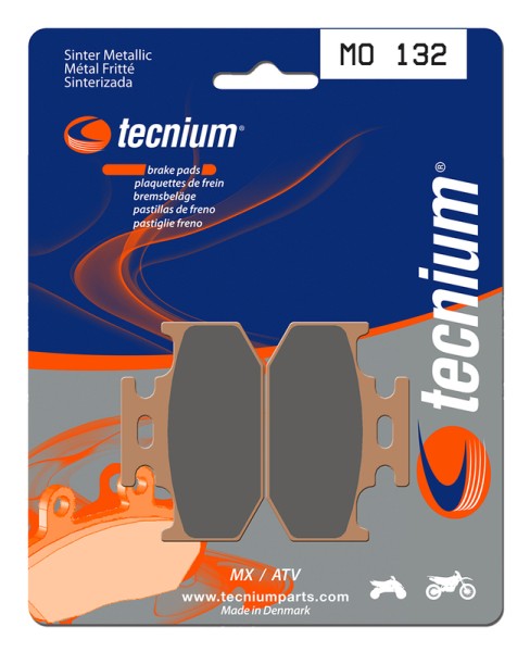 Plaquettes de frein Tecnium MX/ATV en métal fritté - MO132