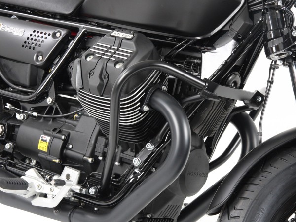 Arceau de protection moteur noir pour V 9 Bobber (année 16-) / Bobber Sport (année 19-) Original Hepco & Becker