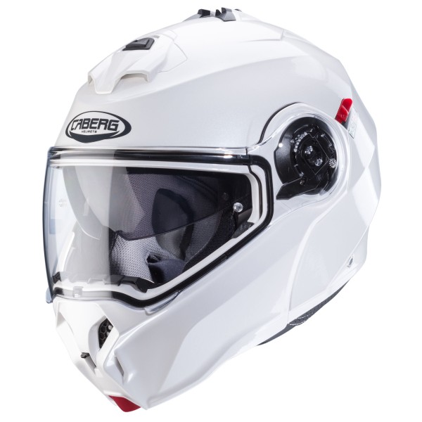 Caberg casque Duke Evo blanc métallisé