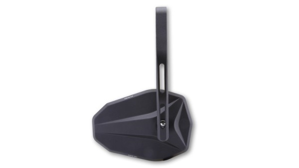 HIGHSIDER pro Rétroviseur d'extrémité de guidon Victory-Blast Noir long (1pc)