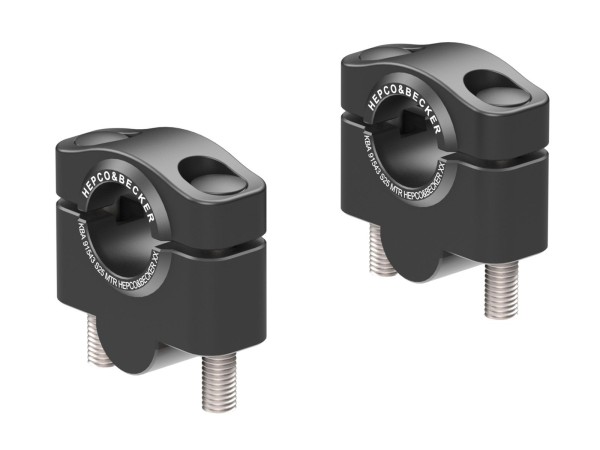 Augmentation du guidon H=25 mm pour Aprilia RSV Mille/Tuono (02-05) Hepco & Becker