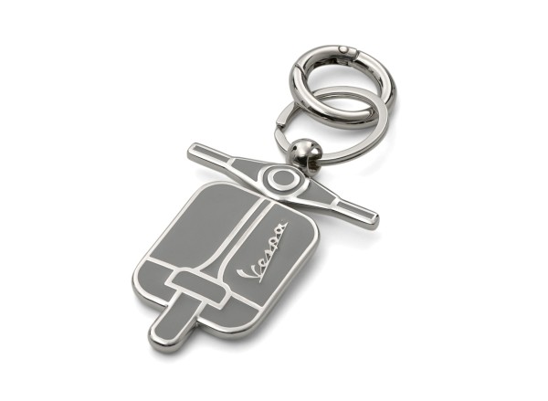 Porte-clés Vespa Blade gris, collection DEC