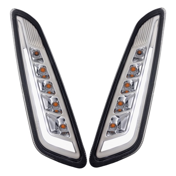 Kit clignotant avant gauche / droite LED teinté pour Vespa Primavera / Sprint 125-150ccm SIP Style