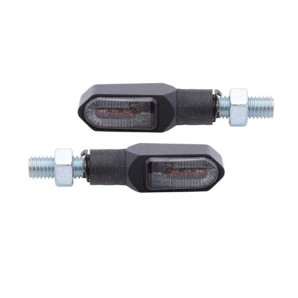 HIGHSIDER Smart Namiko-TS LED 2in1 Combinaison de clignotants et de feux de position Boîtier noir / Lentille Rau