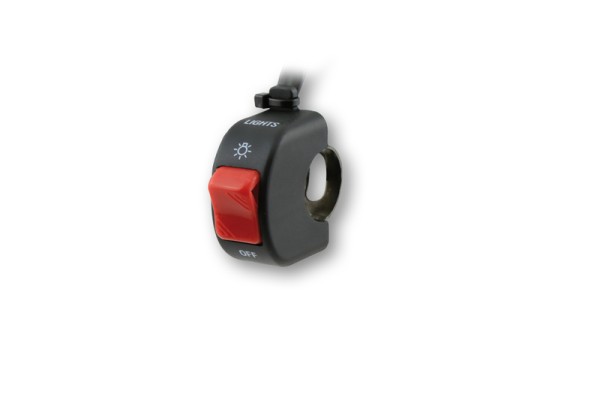 HIGHSIDER smart Interrupteur universel, marche/arrêt, Avec pince pour montage sur guidon, Pour éclairage