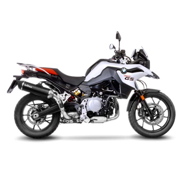 LeoVince système d?èchappement Nero pour BMW F 750 GS /F 850 GS, noir, slip on, Euro4+5, E-approbation