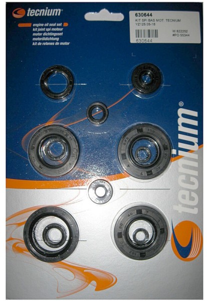 Jeu de bagues d'étanchéité moteur Tecnium