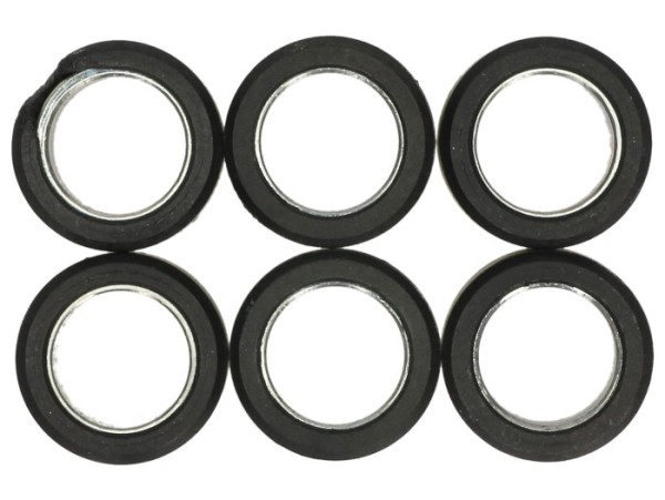 Jeu de galets de variateur Polini, 20x17 mm, 10,0 g, pièces : 6
