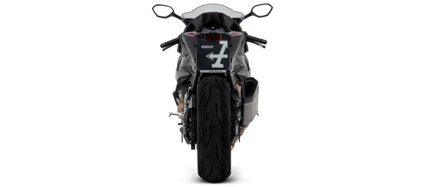 ARROW COMPETITION SBK PISTA DARK Racing-Titan-Komplettanlage für BMW S1000RR 2019-