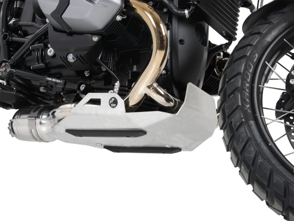 Plaque de protection moteur argentée pour BMW R nineT Pure (16-23) Hepco & Becker