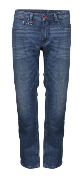 Pantalon Moto Guzzi, taille : 38, bleu, denim en polyester