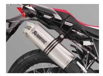Silencieux sport Honda Akrapovic pour Africa Twin CRF1000L noir