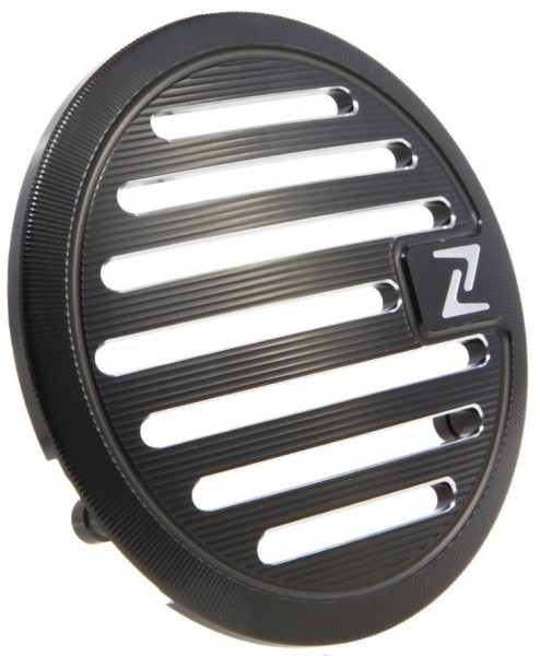 Cache couvercle vario LEADER "Vintage" pour Vespa, noir